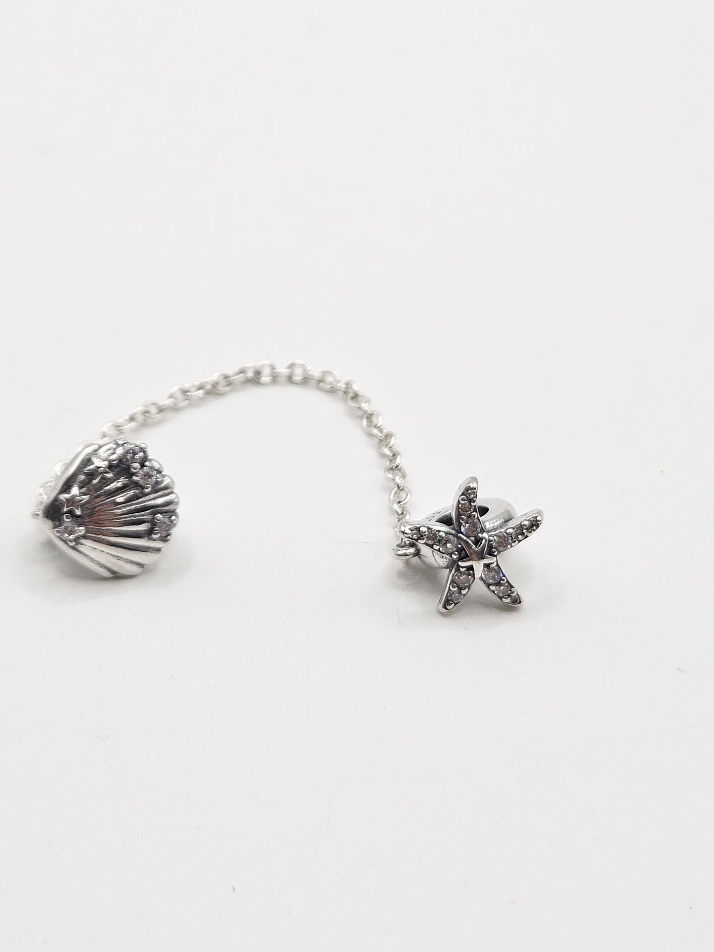 SHELL STARFISH CHAIN SAFTY CHARM