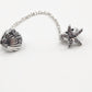 SHELL STARFISH CHAIN SAFTY CHARM