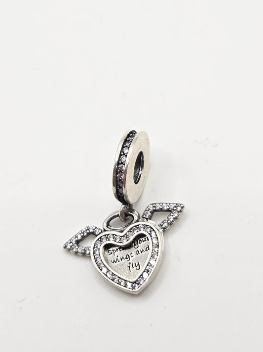 ANGLE HEART DANGLE CHARM