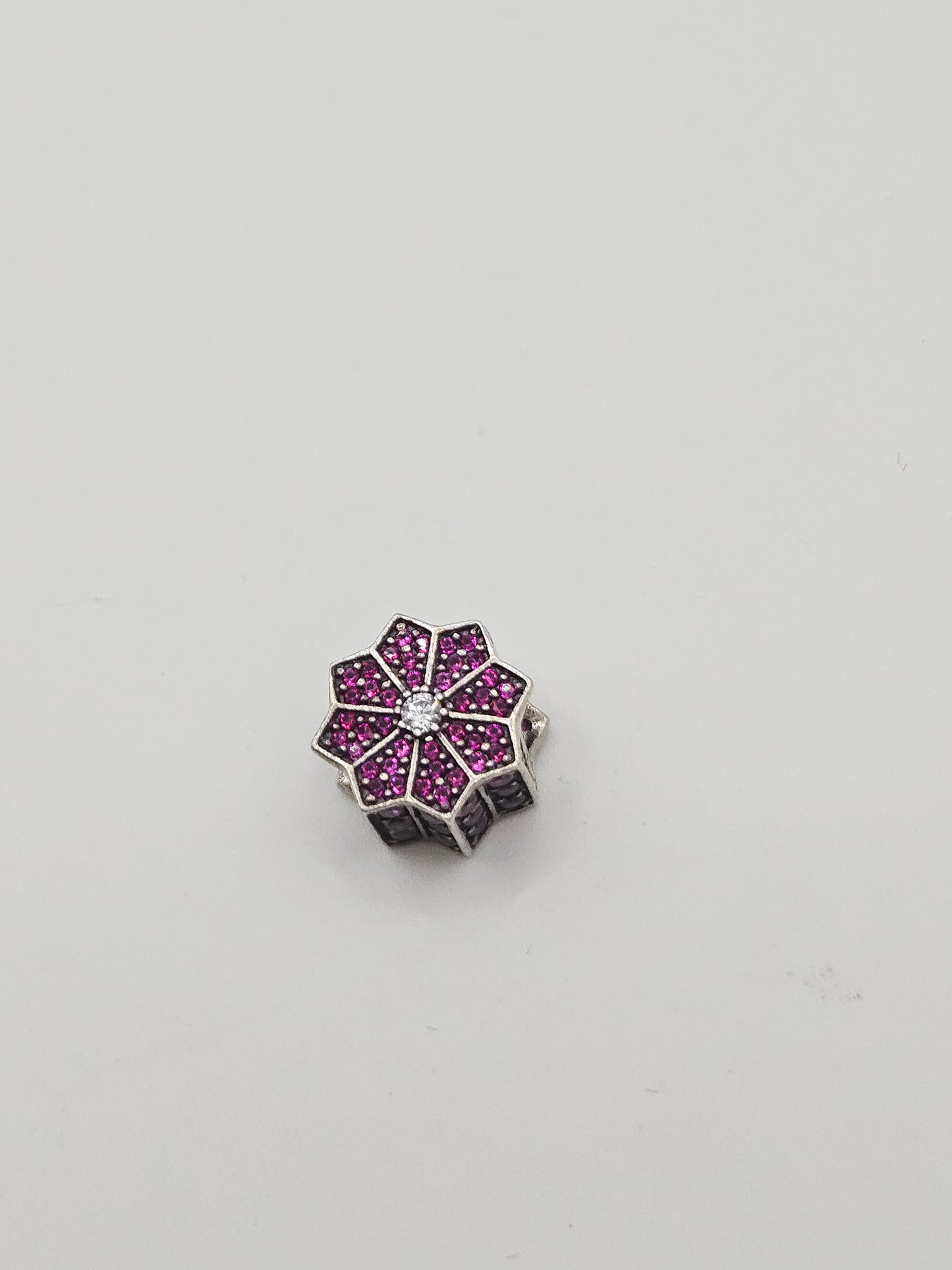 PINK FLOWER SPACER CHARM