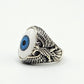 SILVER EVIL EYE RINGS