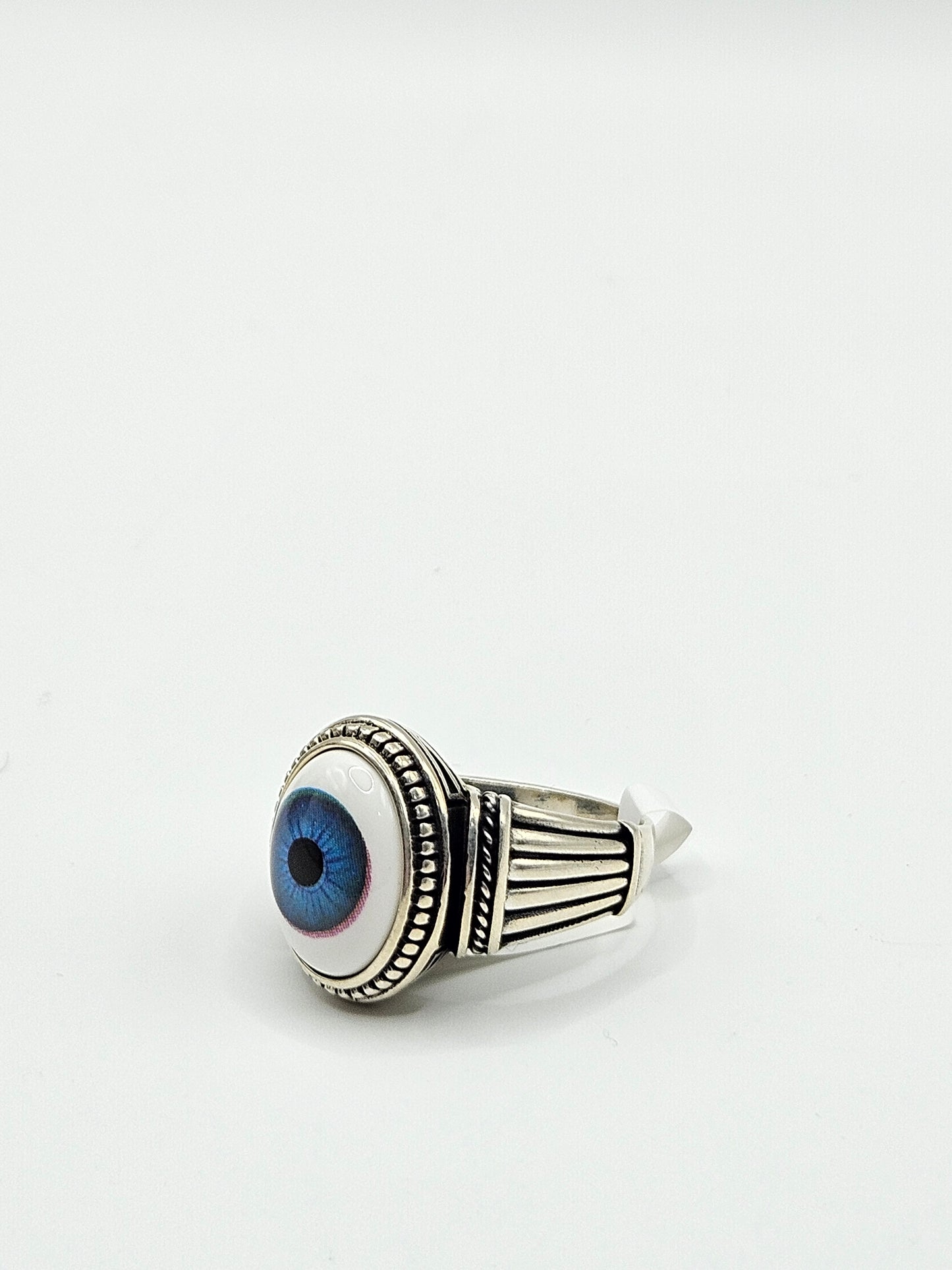 SILVER EVIL EYE RINGS