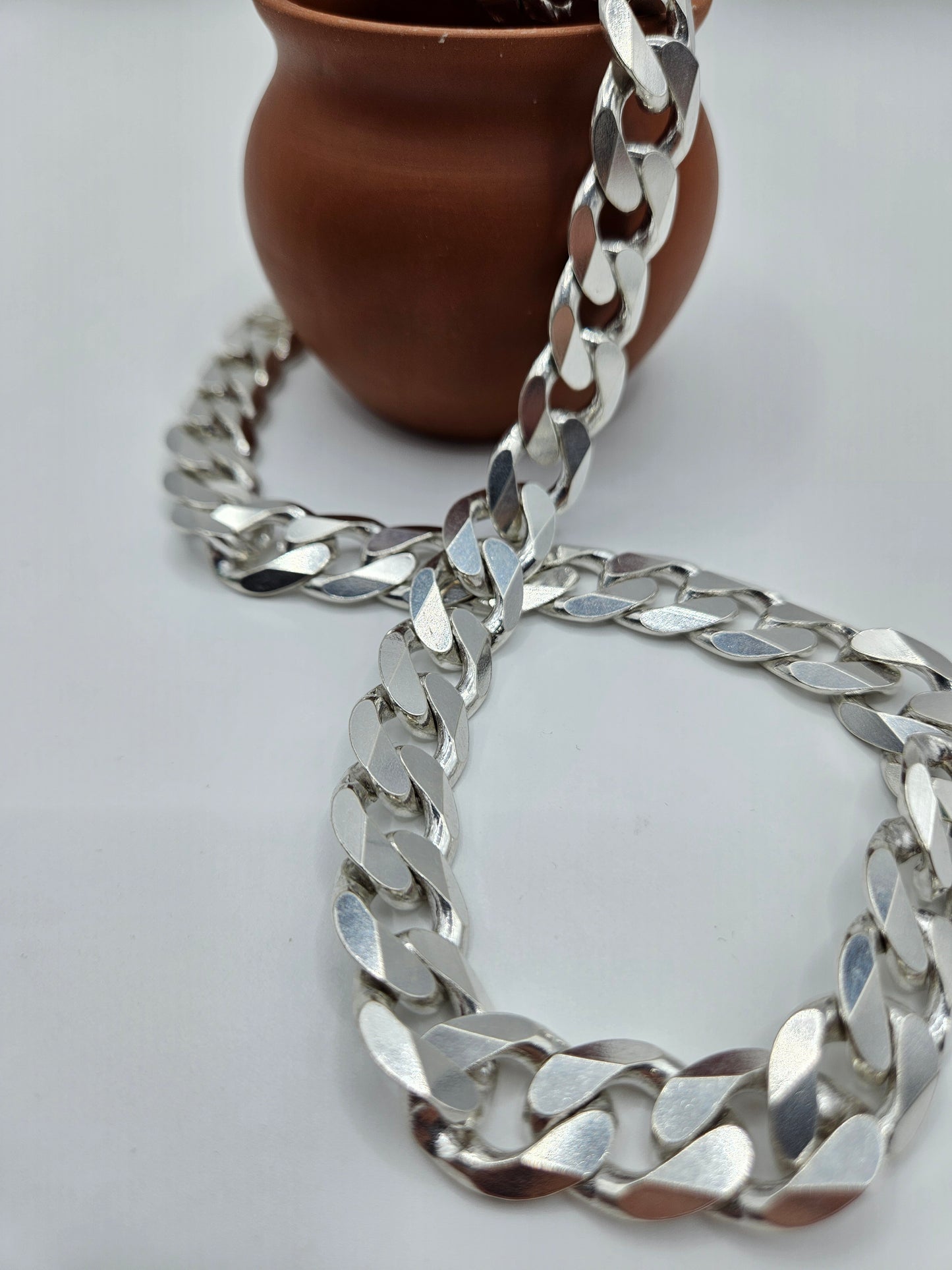 SILVER CUBAN CHAIN