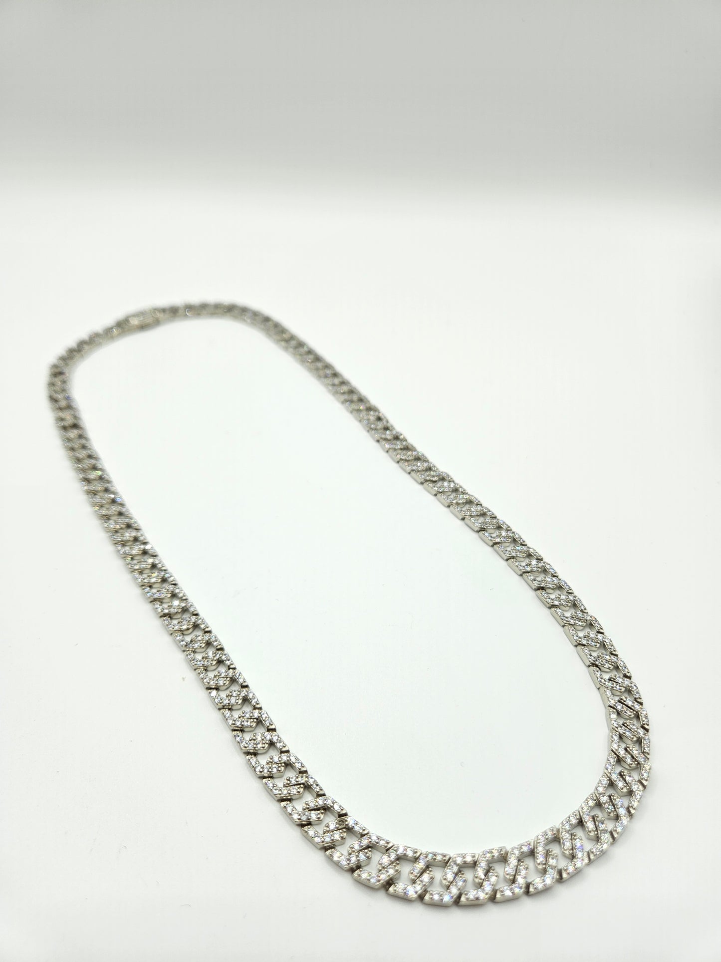 SILVER CZ CHAIN