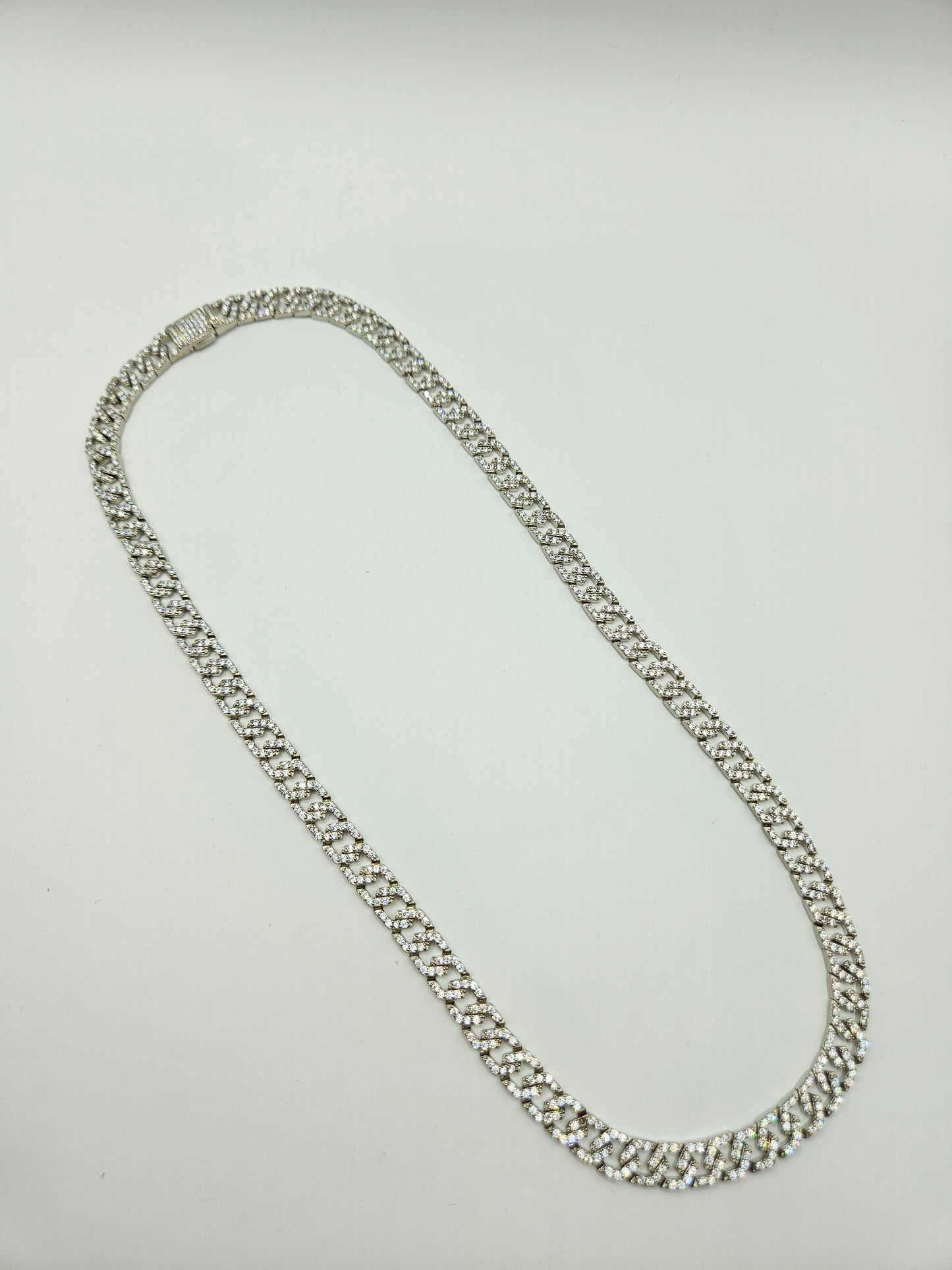 SILVER CZ CHAIN