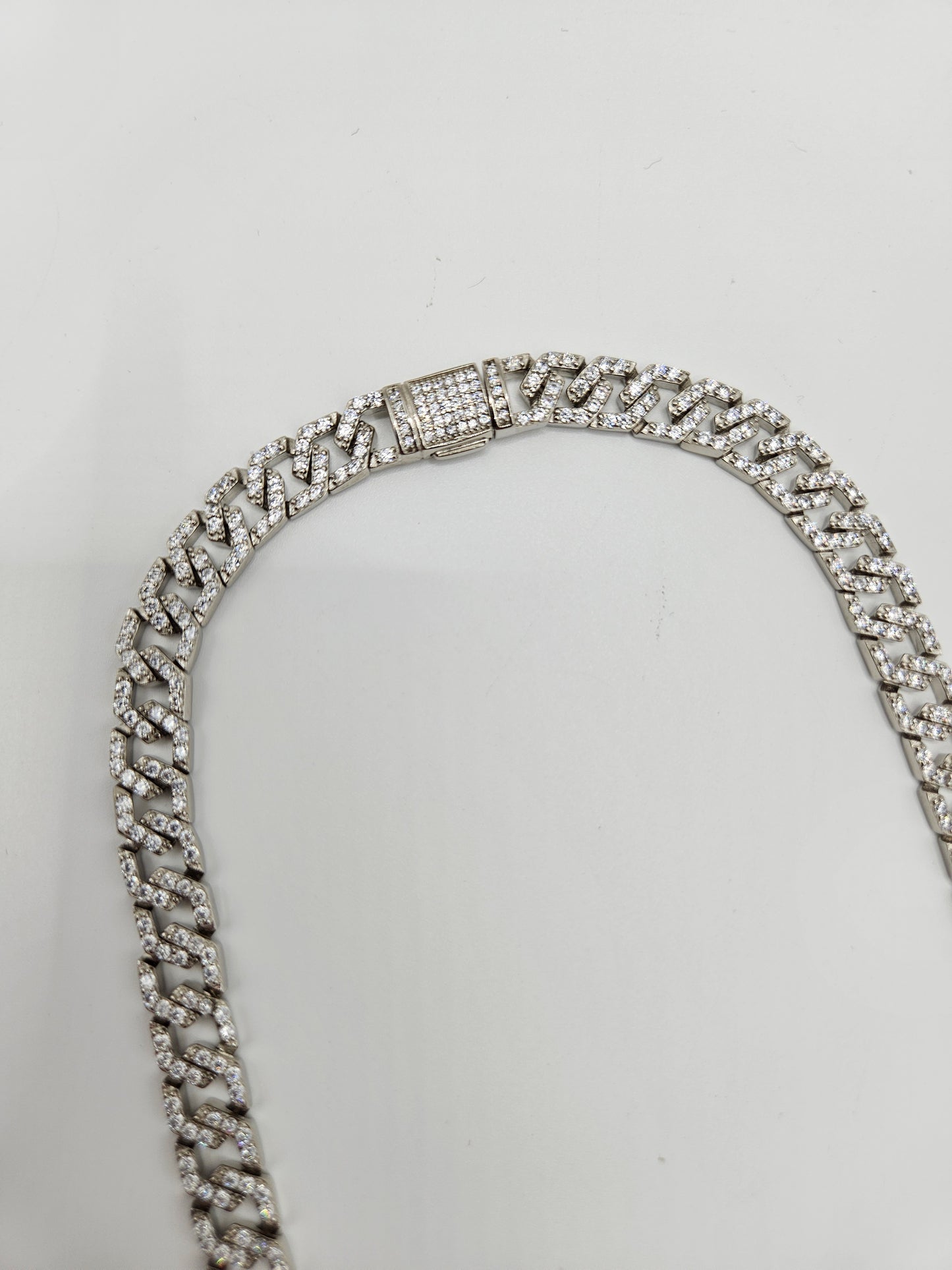 SILVER CZ CHAIN