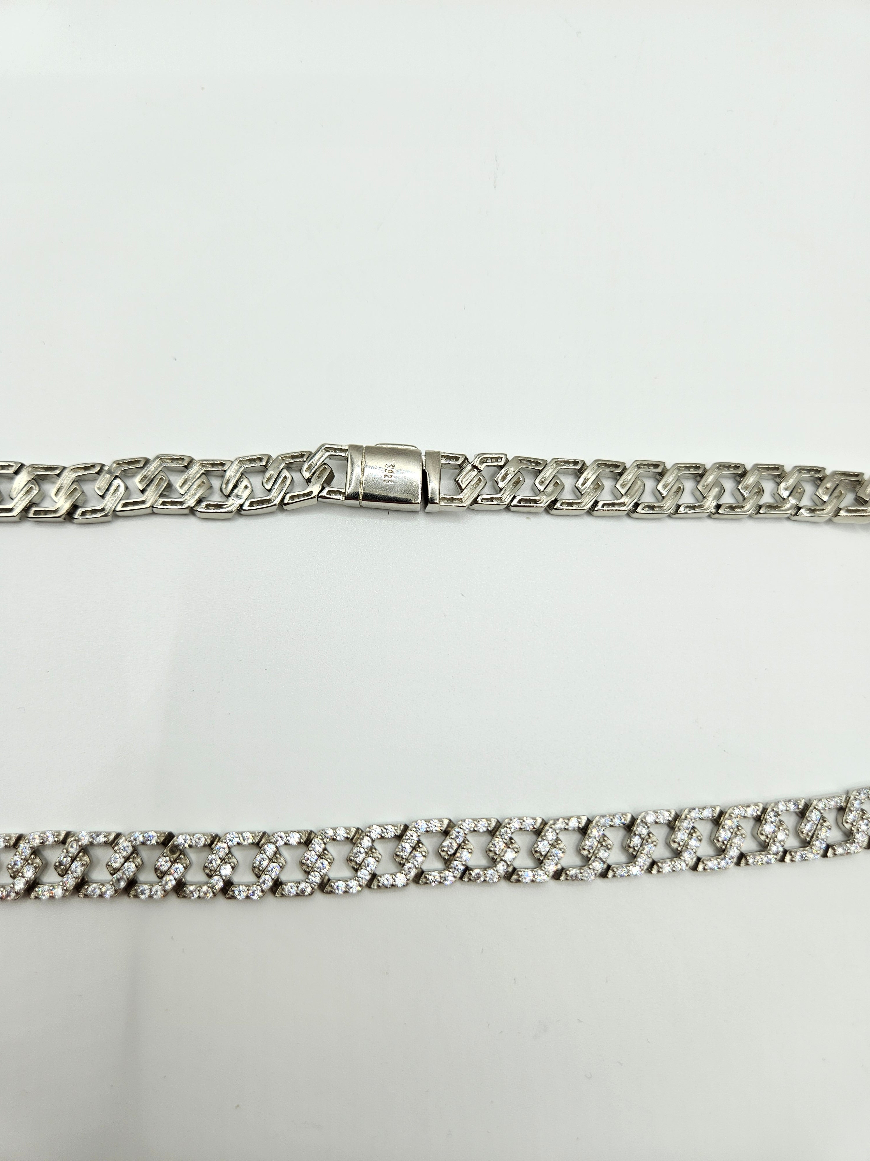 SILVER CZ CHAIN