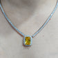 SILVER CZ NECKLACE