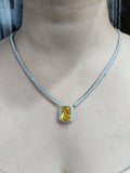 SILVER CZ NECKLACE