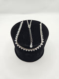 SILVER CZ NECKLACE