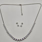 SILVER CZ NECKLACE