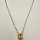 SILVER CZ NECKLACE