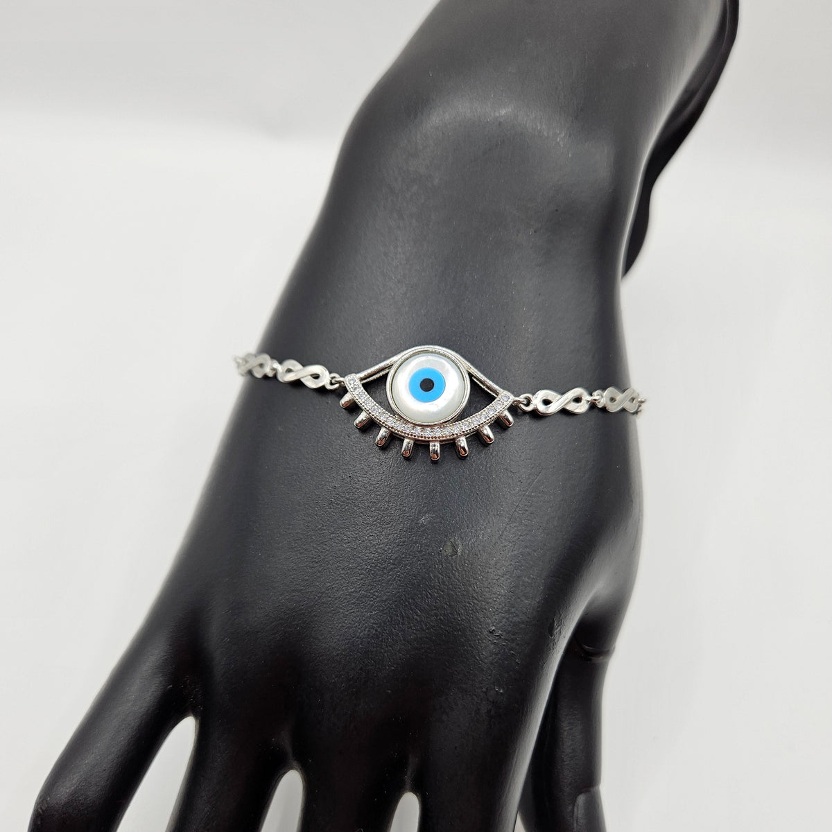 EVIL EYE SILVER BRACELET