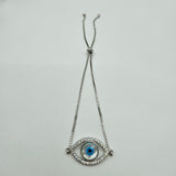 EVIL EYE SILVER BRACELET