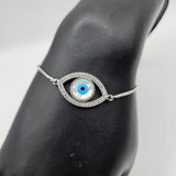EVIL EYE SILVER BRACELET