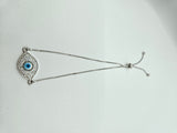 EVIL EYE SILVER BRACELET
