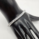 SILVER TENNIS BRACELET