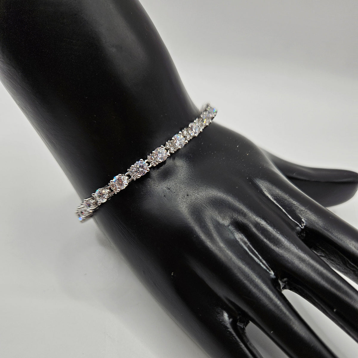 SILVER TENNIS BRACELET