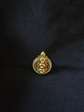 GOLD PLATED SILVER RING