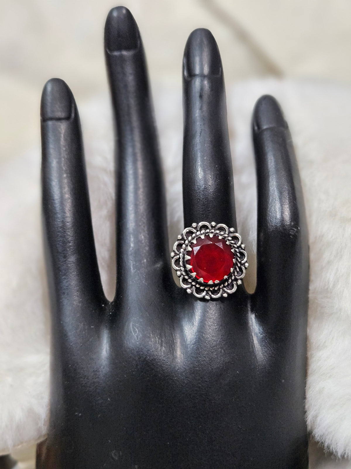 SILVER STATEMENT RING