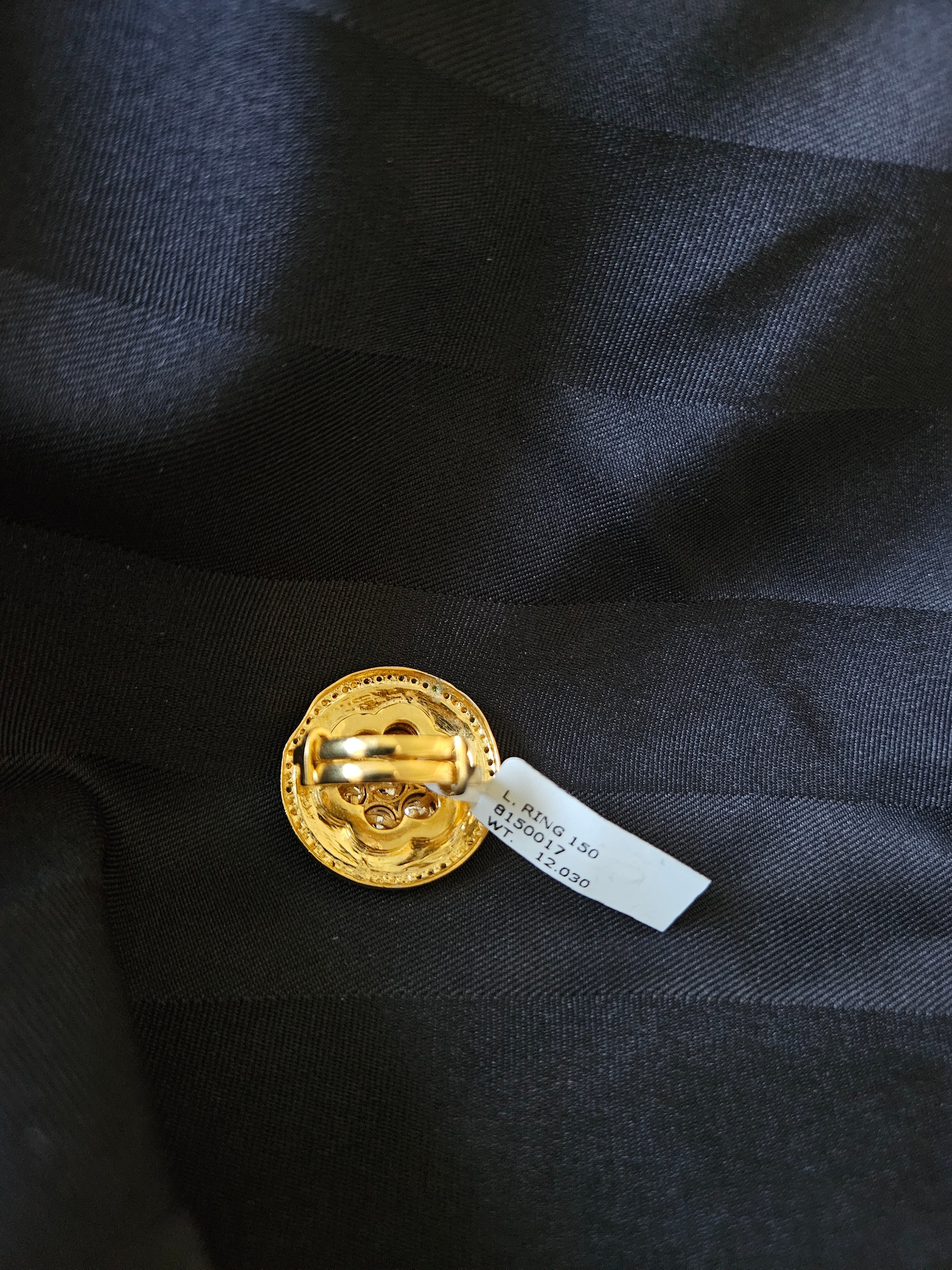 GOLD PLATED SILVER RING