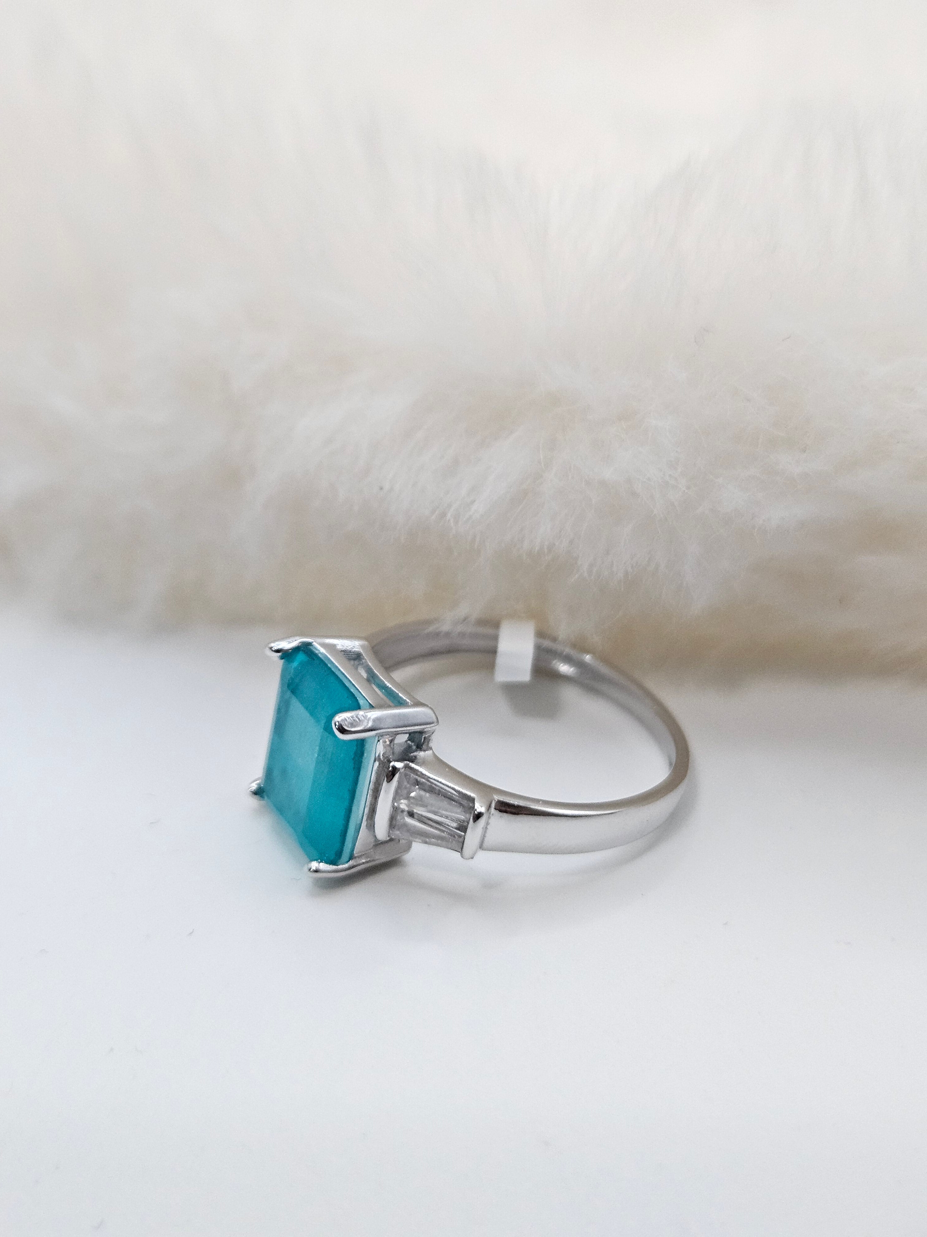 SILVER CZ STUDDED RING (Copy) (Copy)