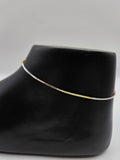 GOLD PLATED SILVER ANKLETS
