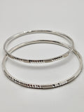SILVER BANGLES