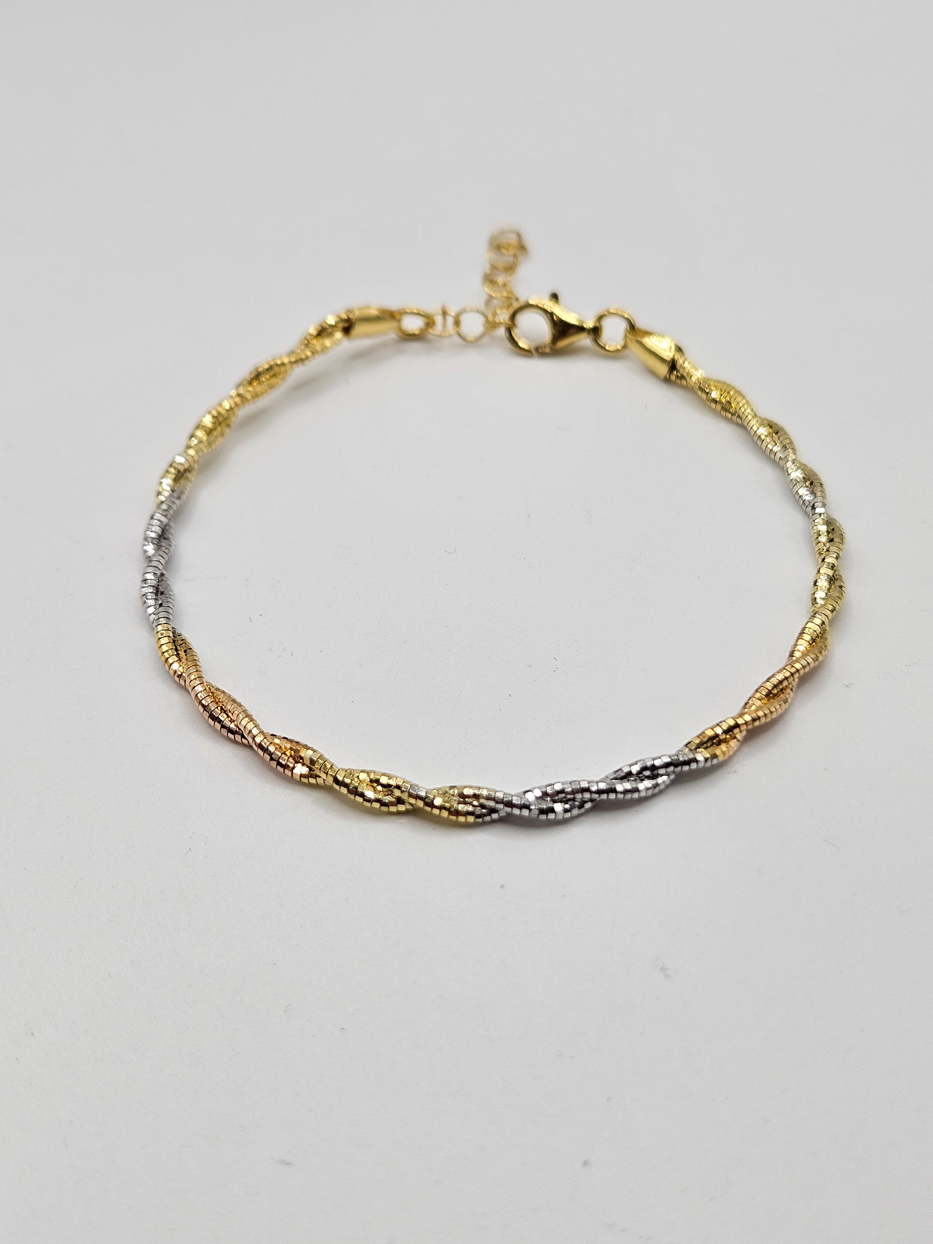GOLD PLATED SILVER BRACELET