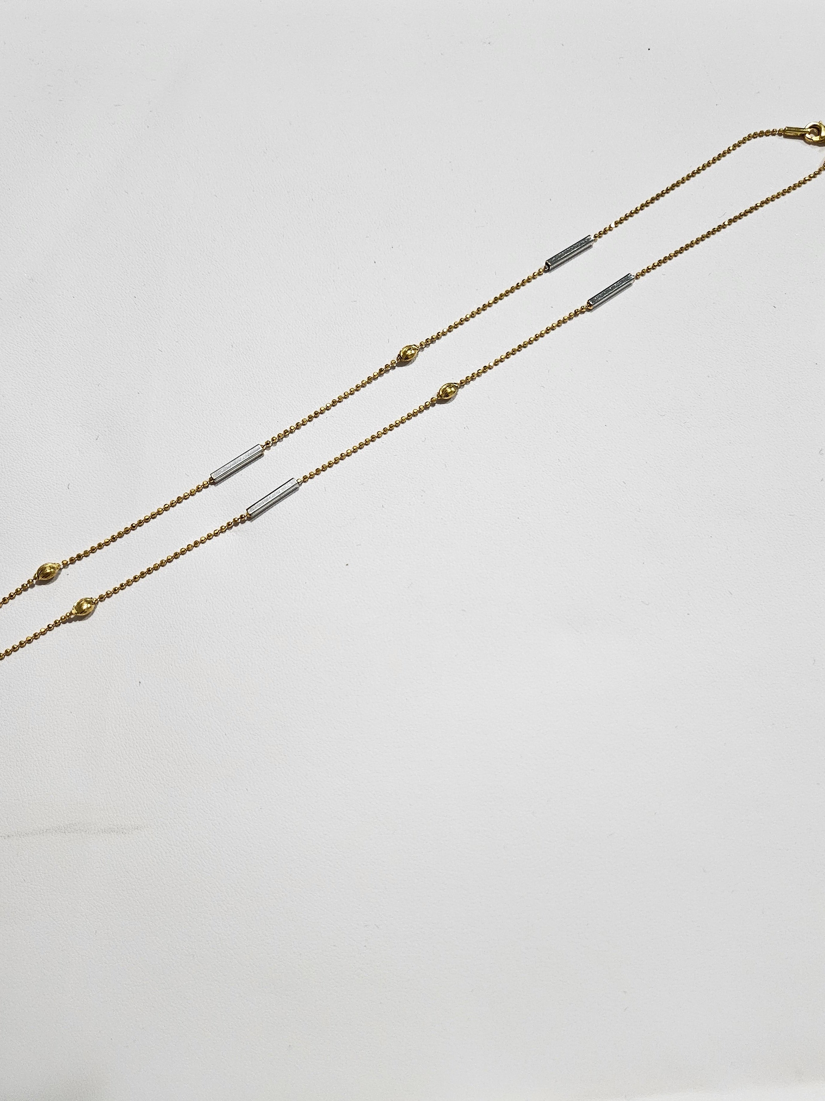 SILVER GOLD PLATED CHAIN