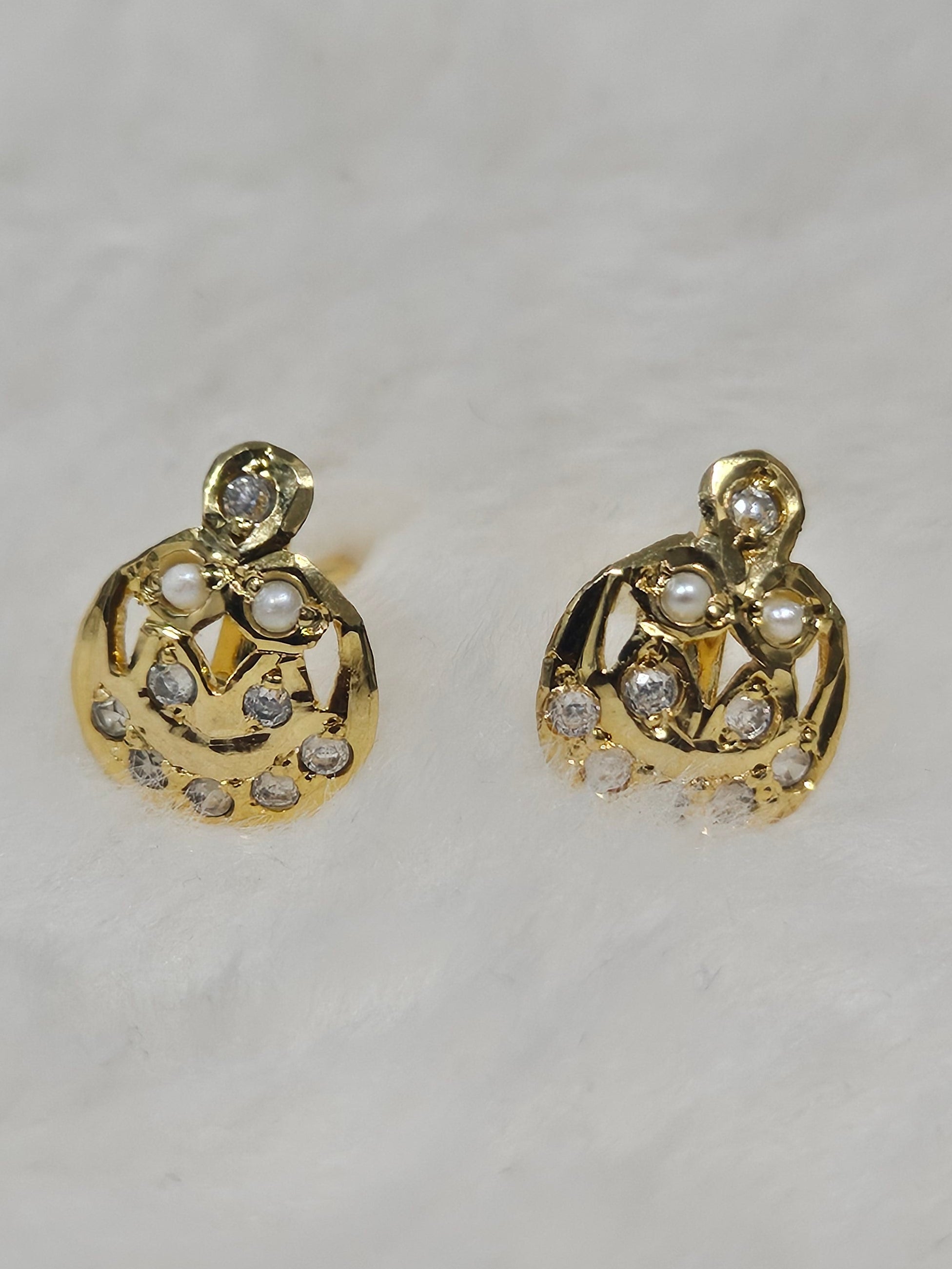 SILVER GOLD PLATED STUDS