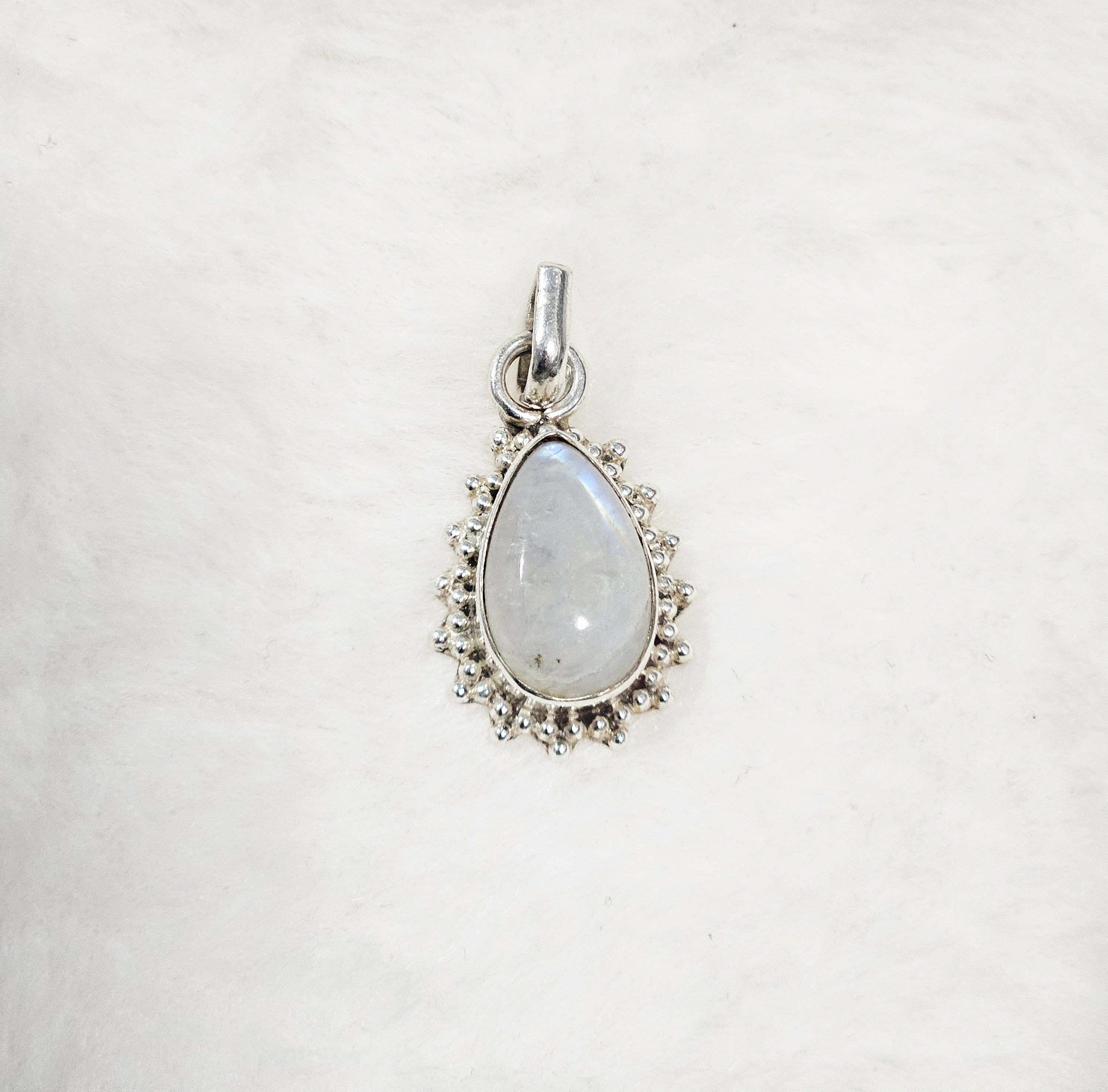 SILVER MOONSTONE PENDANTS