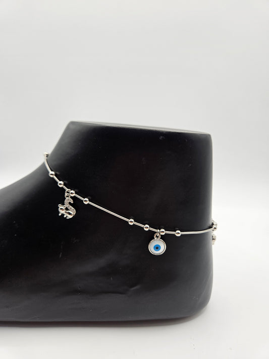 EVIL EYE SINGLE ANKLET