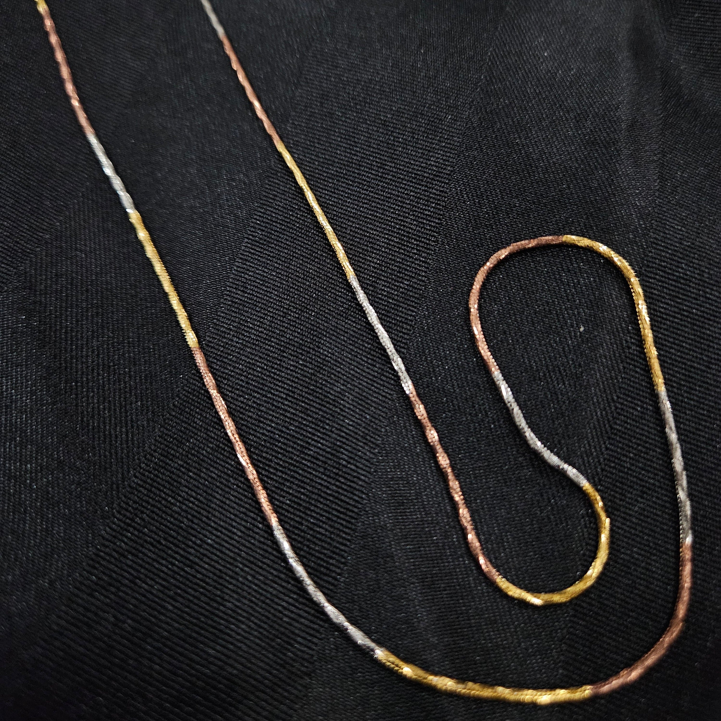 SILVER GOLD PLATED CHAIN