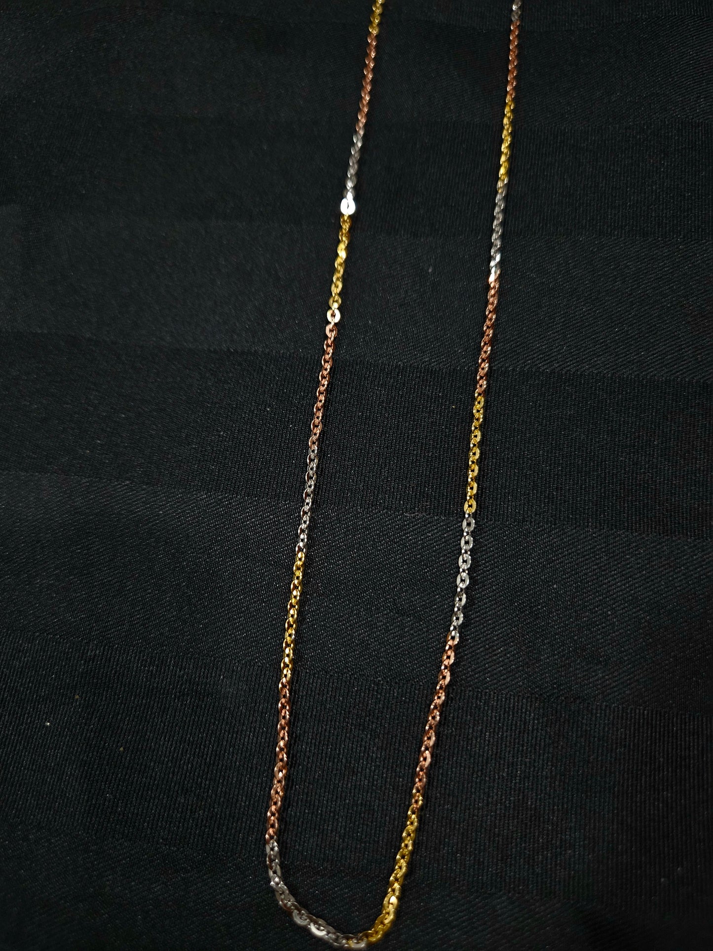 SILVER GOLD PLATED CHAIN