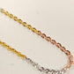 SILVER GOLD PLATED CHAIN
