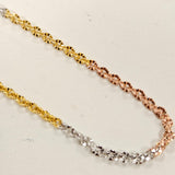 SILVER GOLD PLATED CHAIN