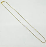 SILVER GOLD PLATED MATAR CHAIN 18 INCH