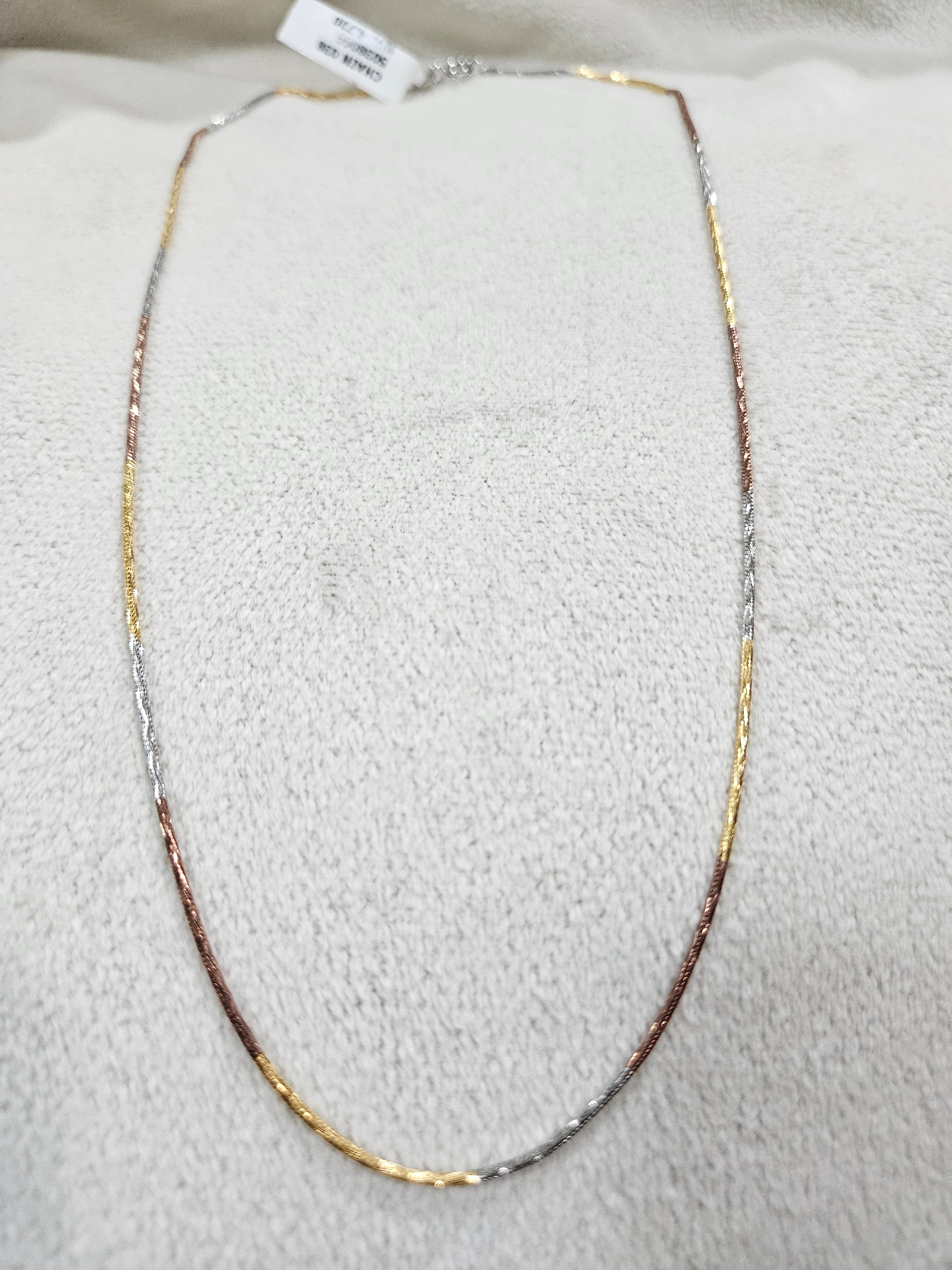 SILVER GOLD PLATED CHAIN