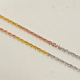 SILVER GOLD PLATED CHAIN