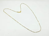 SILVER GOLD PLATED MATAR CHAIN 18 INCH