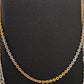 SILVER GOLD PLATED CHAIN