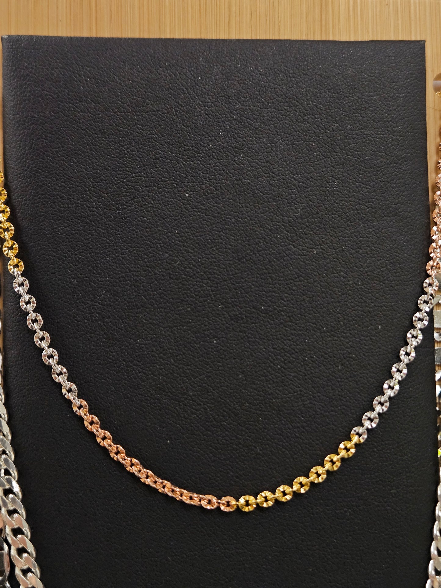 SILVER GOLD PLATED CHAIN
