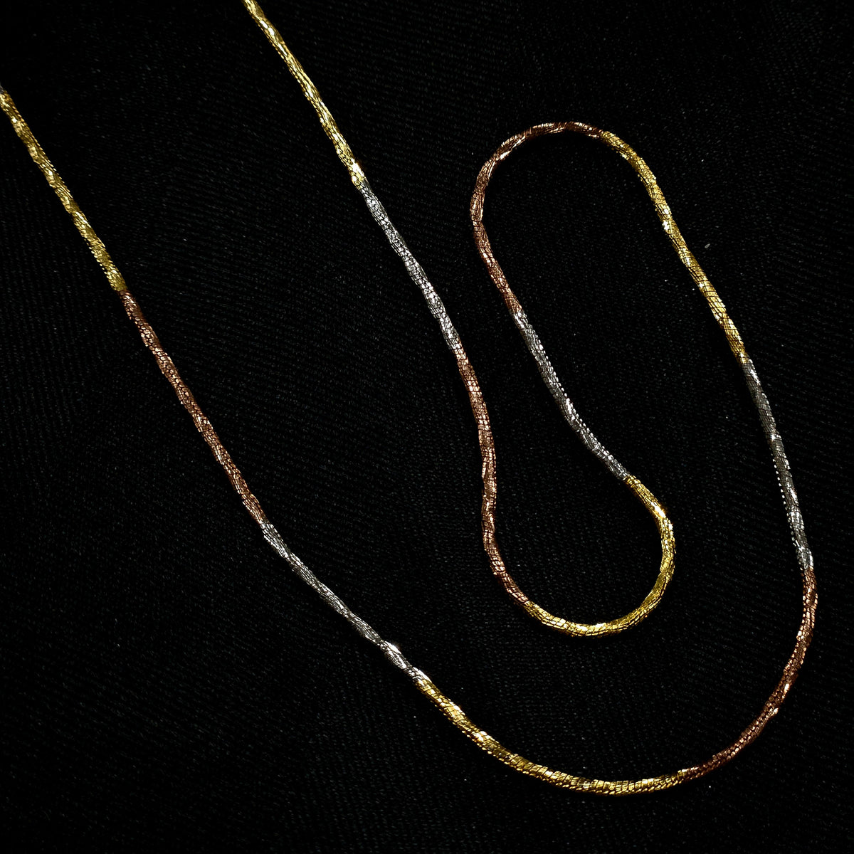 SILVER GOLD PLATED CHAIN