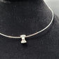 SILVER PENDANT & HASLI STRING