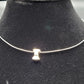 SILVER PENDANT & HASLI STRING
