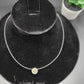 SILVER PENDANT & HASLI STRING