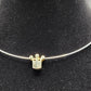 SILVER PENDANT & HASLI STRING CHAIN
