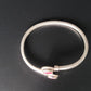 OXIDISED OVAL STONE BRACELET/KADA