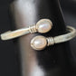 OXIDISED OVAL STONE BRACELET/KADA